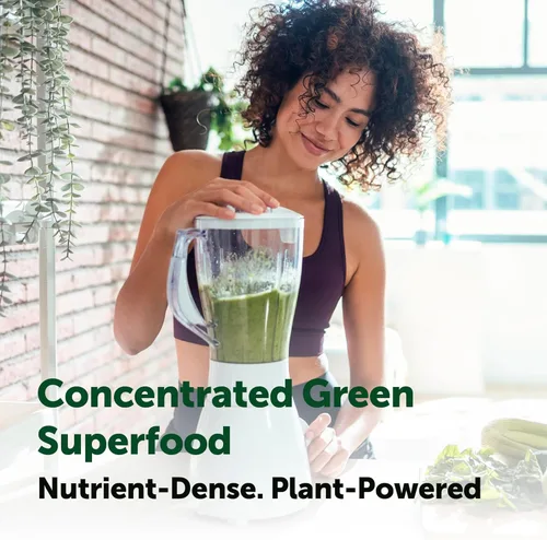 Miniatura 5 de Micro Ingredients Espirulina en polvo orgánica, 2 libras Algas azul-verde, rico en proteínas veganas, vitaminas y minerales Fuente de clorofila