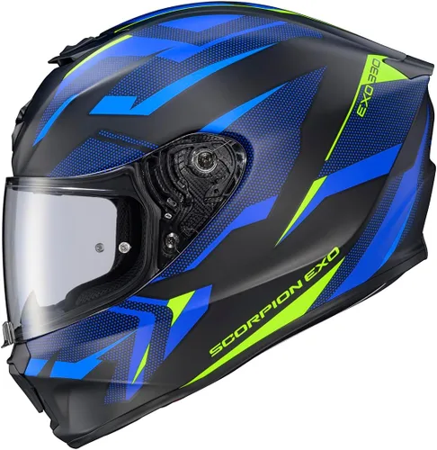 Miniatura 19 de ScorpionEXO R330 - Casco de motocicleta de cara completa con Pinlock Ready Shield Bluetooth con bolsillos para altavoces DOT ECE aprobado Bendr