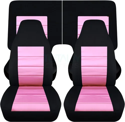 Miniatura 14 de Totally Covers Compatible con cubiertas de asiento para Chevy Camaro 1982-1992: Negro - Juego completo (23 colores) Cupé/Convertible Banco