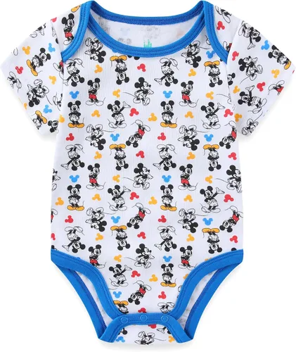 Miniatura 6 de Disney Mickey Mouse, Lion King y Winnie the Pooh Baby Boys Paquete de 5 mamelucos para recién nacidos y bebés