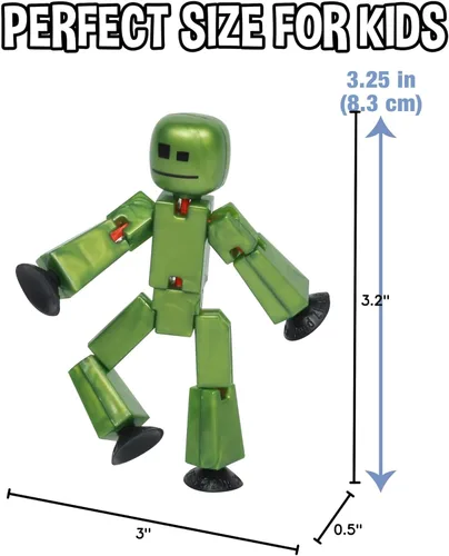 Miniatura 7 de Zing StikBot - Paquete doble – Incluye 2 StikBots – Figuras de acción coleccionables y accesorios, animación Stop Motion, a partir de 4 años