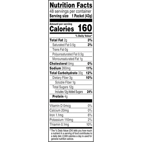 Miniatura 7 de Quaker Avena instantánea, arce y azúcar morena, paquetes individuales, 1.51 onzas (paquete de 48)