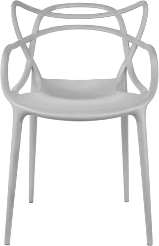 Miniatura 22 de 2xhome Silla de comedor moderna Silla auxiliar apilable para interiores o exteriores Plástico resistente a la intemperie para cocina, patio