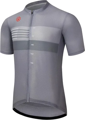 Miniatura 16 de GCRFL Maillot de ciclismo para hombre con 3+1 bolsillos con cremallera manga corta ciclismo ciclismo camiseta de ciclismo transpirable tela de malla