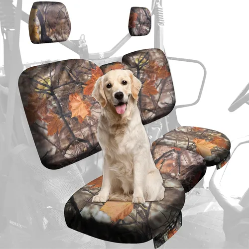 Miniatura 10 de StarknightMT UTV Defender Funda de asiento – Fundas de asiento impermeables a prueba de polvo compatibles con Can Am Defender DPS MAX 6X6 PRO Negro