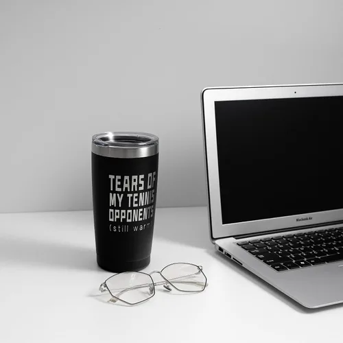 Miniatura 3 de ARIABLE Tears of My Tennis Opponents - Vaso de regalo para jugadores deportivos, regalos para fanáticos del tenis, vaso aislado de acero inoxidable