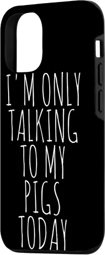 Miniatura 2 de iPhone 14 I'm Only Talking To My Pigs Today Case