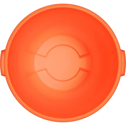 Miniatura 5 de SPARTA Bronco - Contenedor de basura redondo para desechos, 32 galones, color naranja (paquete de 4)