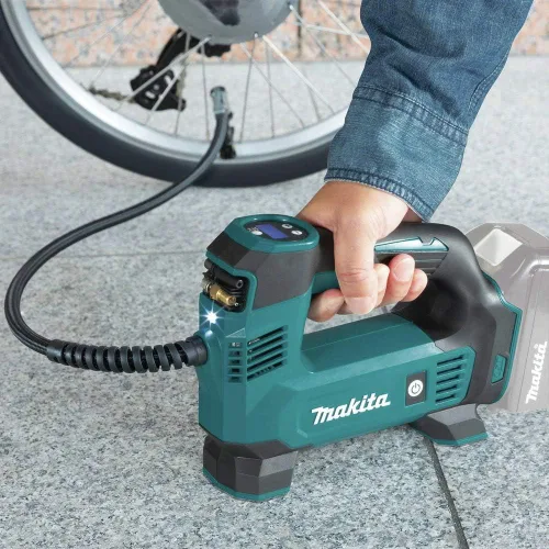 Miniatura 8 de Makita DMP180ZX Inflador inalámbrico de iones de litio LXT® de 18 V, funciona con batería, solo herramienta (batería y cargador no incluidos); Verde