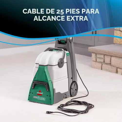 Miniatura 9 de BISSELL® Limpiador profesional de alfombras Big Green® con XL DirtLifter PowerBrush, manguera de largo alcance de 9 pulgadas, herramienta para Verde