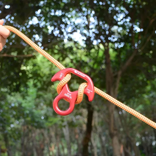 Miniatura 3 de 30kN/35kN/40kN Rescate Figura 8 Descender Engranaje de escalada Equipo de descenso Dispositivo de rappeling de placa de aparejo para escalada en 30
