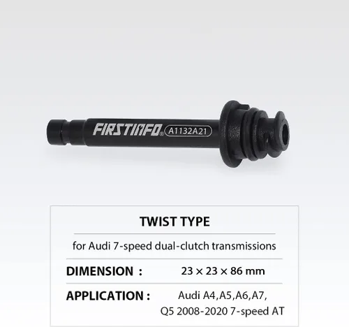 Miniatura 2 de FIRSTINFO A1132A21 - Adaptador de recarga ATF para líquido de transmisión automática, línea de llenado de llenado, tipo torsión, compatible