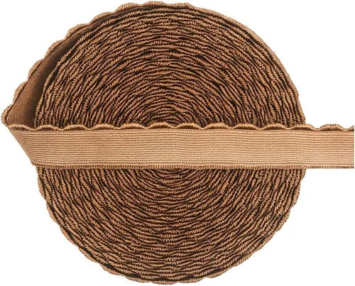 Miniatura 4 de Bristlegrass Banda elástica, elástica ancha para coser, correa elástica de 1/2 pulgada, 2 yardas, topacio azul, plegable, con lazo elástico