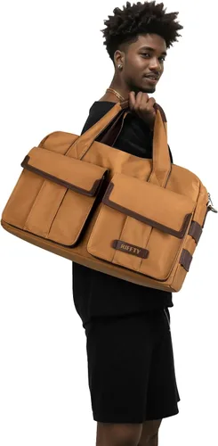 Miniatura 4 de Riffty Bolsa de lona para viajes, Coyote Brown, 3 en 1, 3 en 1