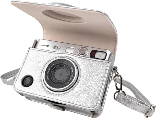 Miniatura 9 de MUZIRI KINOKOO Funda Mini EVO, Cuero PU con Textura de Lichi, Funda Protectora para Cámara Instantánea Instax Mini EVO con Orificio de Carga Preciso