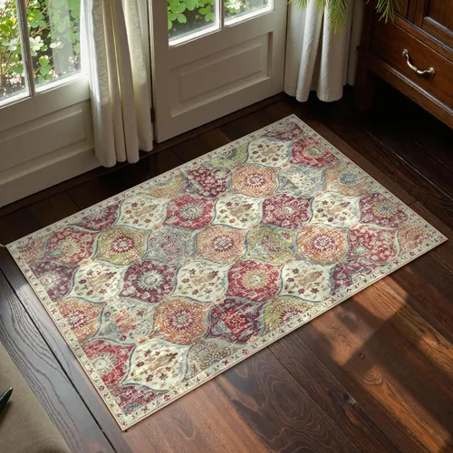 Miniatura 30 de Lahome - Alfombra de marroquí tejida, alfombra para cocina, pasillo, antideslizante, pasillo para entrada, pasillo de lavadero, dormitorio, 274 x