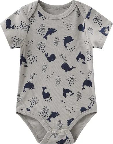 Miniatura 38 de Conjunto de canastilla para bebé, 9 piezas, conjunto de mamelucos y pantalones, conjunto de regalo unisex para bebé