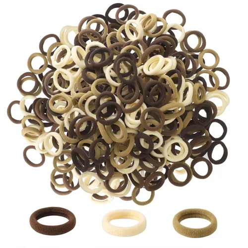 Miniatura 11 de Juego de 200 ligas para el cabello multicolor sin costuras para niñas, pulseras de telar para niños pequeños, kit de bricolaje