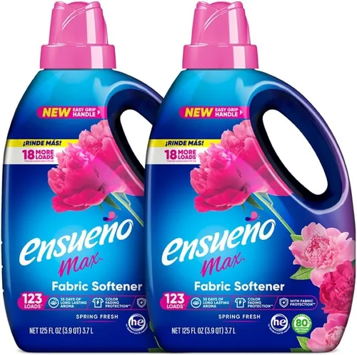 Miniatura 7 de Ensueño Max Suavizante de Telas Líquido - Aroma Primavera Fresca - 125 fl oz (onzas líquidas) - Líquido suavizante de telas seguro