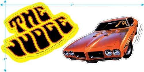 Miniatura 4 de Camiseta y pegatinas Pontiac GTO The Judge General Motors