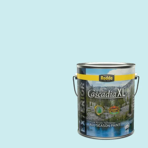 Miniatura 62 de Rodda Paint CASCADIA ZERO - Pintura e imprimación semibrillante para interiores en uno, 1 galón, azul huevo huevo azul
