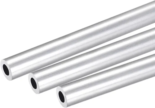 Miniatura 27 de uxcell 6063 Tubo redondo de aluminio 0.315 in OD 0.157 in Diámetro interior 9.843 in Longitud Tubería 3 PC