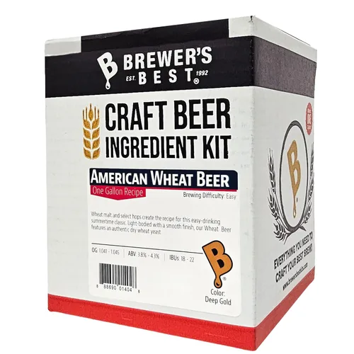 Miniatura 4 de Brewer's Best Kit de ingredientes de cerveza casera de un galón (cerveza de trigo americana)