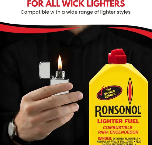 Miniatura 5 de Ronson 99062 - Combustible para encendedor Ronsonol de 8 onzas