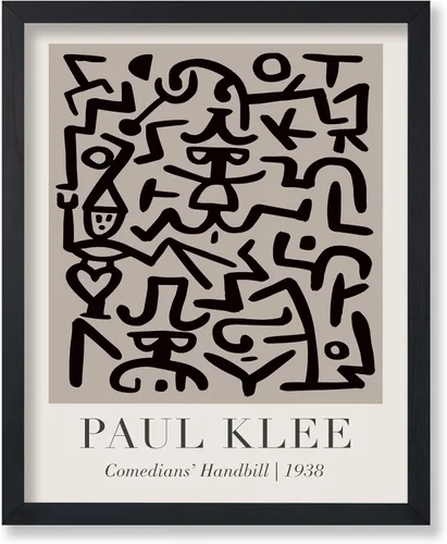 Poster Master Póster vintage de Paul Klee – Impresión retro de cómicos – Arte de dibujo – Arte abstracto – Regalo para hombres y mujeres – Estilo-09