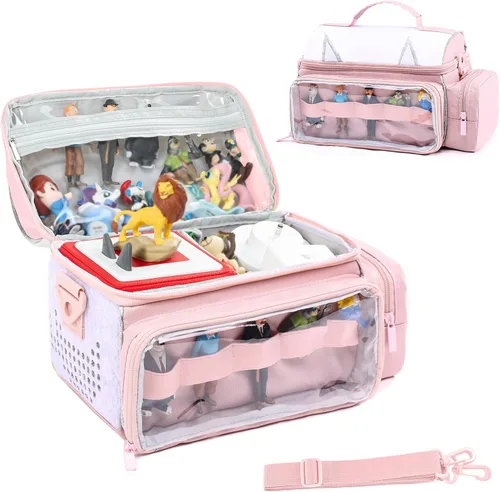 Miniatura 8 de Bolsa de transporte SFYBYHEART compatible con el juego de iniciación Toniebox, figuras Tonis, personajes Tonis, lindo estuche Tony, almacenamiento