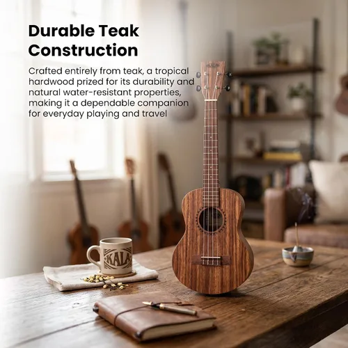 Miniatura 2 de Ukelele tenor de teca Kala Natural