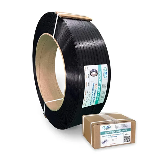 IDL Packaging Recarga para kits de flejado de polipropileno (PP) de 1/2" para flejado de embalaje – Rollo de flejado de polipropileno de 1/2" x