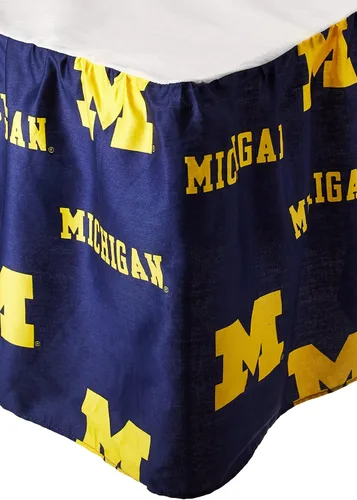 Miniatura 35 de College Covers Everything Comfy Nebraska Cornhuskers - Falda de cama con volantes, tamaño individual
