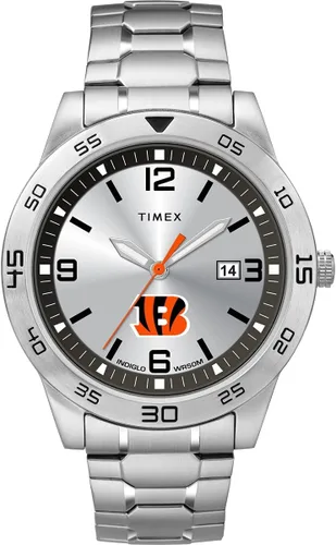 Miniatura 12 de Timex Tribute Reloj de cuarzo para hombre Citation de 42 mm con correa de acero inoxidable