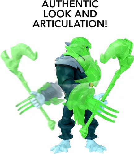 Miniatura 3 de Masters of the Universe and He-Man Deluxe Skeletor - Figura de acción grande con Power Attack Move y 4 accesorios inspirados en la serie animada