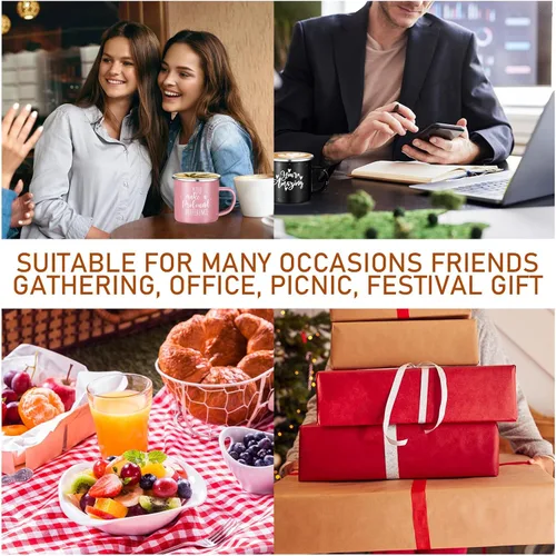 Miniatura 5 de Norme 10 tazas de regalo de agradecimiento, regalos de agradecimiento a los empleados, a granel para la semana del profesor, enfermera, 12 onzas