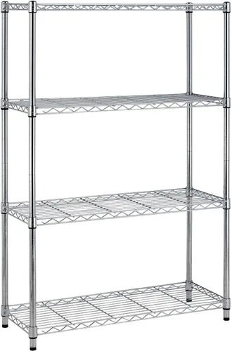 Miniatura 24 de Estantería metálica de almacenamiento de 6 niveles de 208.8 cm x 121.92 x 45.72 cm, con ruedas, resistente estante con capa de acero, cromado