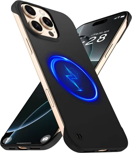 Miniatura 39 de GRECAZO Funda magnética delgada para iPhone 15 Plus de 6.7 pulgadas (2023), ultrafina, ligera, duradera, sin marco, mate, rígida, MagSafe con anillo