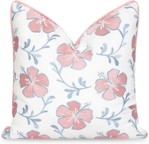 Miniatura 16 de Hofdeco Premium Funda de almohada lumbar para interiores y exteriores, 12 x 20 pulgadas, repelente al agua para patio trasero, sofá, bloque