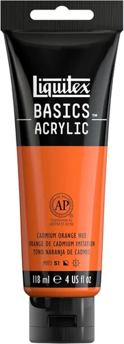Miniatura 113 de Liquitex BASICS Pintura Acrílica, Botella de 400ml (13.5 oz), Blanco Titanio Titanio Blanco