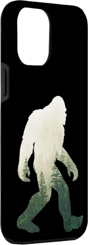 Miniatura 3 de iPhone 12 Pro Max Bigfoot figura Sasquatch Yeti Nature doble caso de exposición