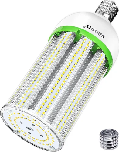 Miniatura 10 de Amazon - Bombilla LED de maíz de 35 W, base E26, 5000 lúmenes, 5000 lúmenes, 5000 K, luz diurna, 100 V ~ 277 V, bombilla para interior y exterior