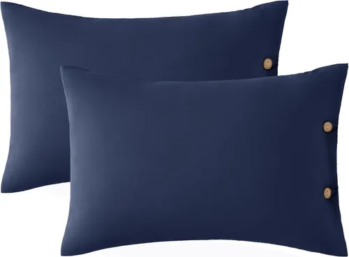 Miniatura 9 de EXQ Home Juego de 2 fundas de almohada de viaje de 13 x 18 pulgadas, fundas de almohada pequeñas para almohadas de bebé de 12 x 16 pulgadas, 13 x 18