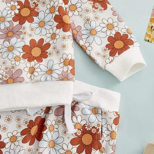 Miniatura 3 de Engofs Conjunto de ropa de 3 piezas para bebé recién nacida para otoño e invierno