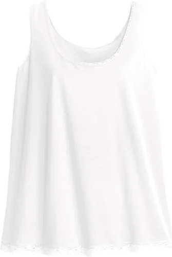 Miniatura 4 de Ellos Camiseta sin mangas con ribete de encaje en talla grande para mujer