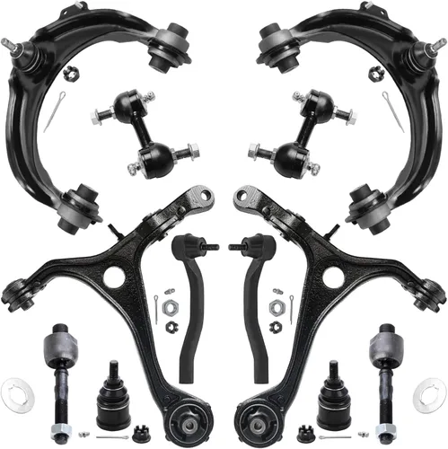 Miniatura 86 de Detroit Axle - Kit de extremo delantero para Ford 1998-2001 Explorer Mercury Mountaineer, 4 barras estabilizadoras delanteras y traseras, 2 brazos
