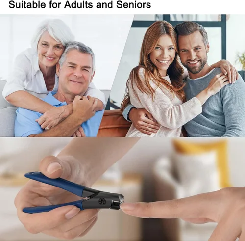 Miniatura 2 de Cortaúñas para hombres – Cortaúñas para uñas gruesas, cortaúñas para adultos, hombres, mujeres y personas mayores, cortaúñas para dedos de los pies