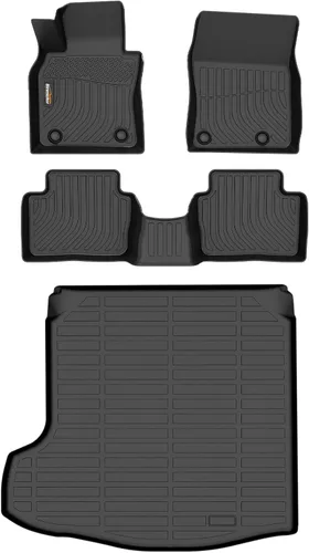 Miniatura 11 de Alfombrillas y forro de carga para Jeep Grand Cherokee L 2021-2025 (solo para 6 plazas sin consola central), alfombrillas de automóvil TPE para todo