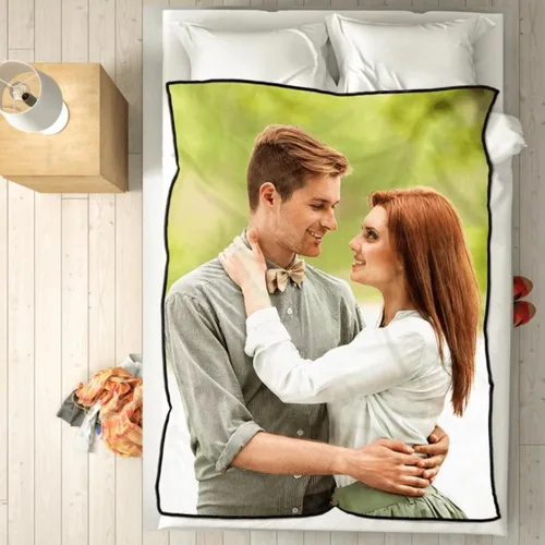 Miniatura 8 de Mantas de fotos personalizadas con mis propias fotos, manta de franela de forro polar, mantas de vellón para sofá/cama, mantas personalizadas