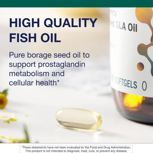 Miniatura 3 de Metagenics OmegaGenics Aceite de semilla de borraja GLA 240 mg - Suplemento de ácido gamma-linolénico (GLA) - Apoya la salud celular, de la piel